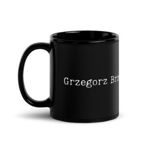 Grzegorz Brzęczyszczykiewicz Black Glossy Mug – Polish