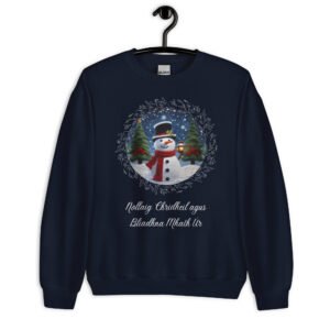 Merry Christmas and Happy New Year Unisex Sweatshirt – Scottish Gaelic